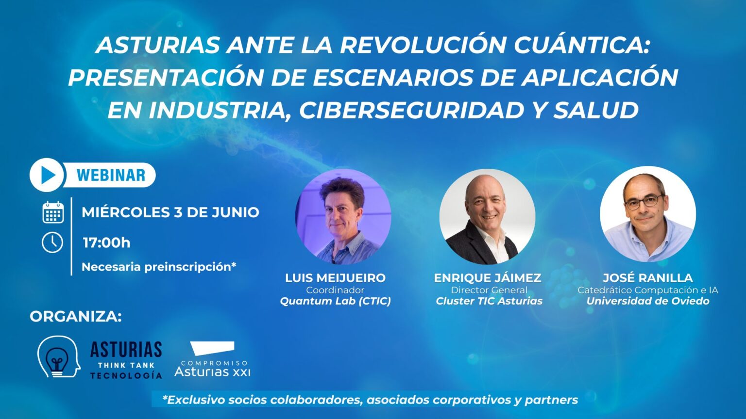 Webinar Tecnología - Asturias ante la revolución cuántica: casos de uso.